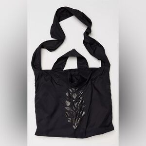 Free People Movement Syzy Compact Carryall Black Travel Tote Bag NWT